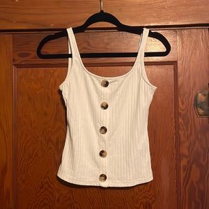 Shein Button Front Tank Top